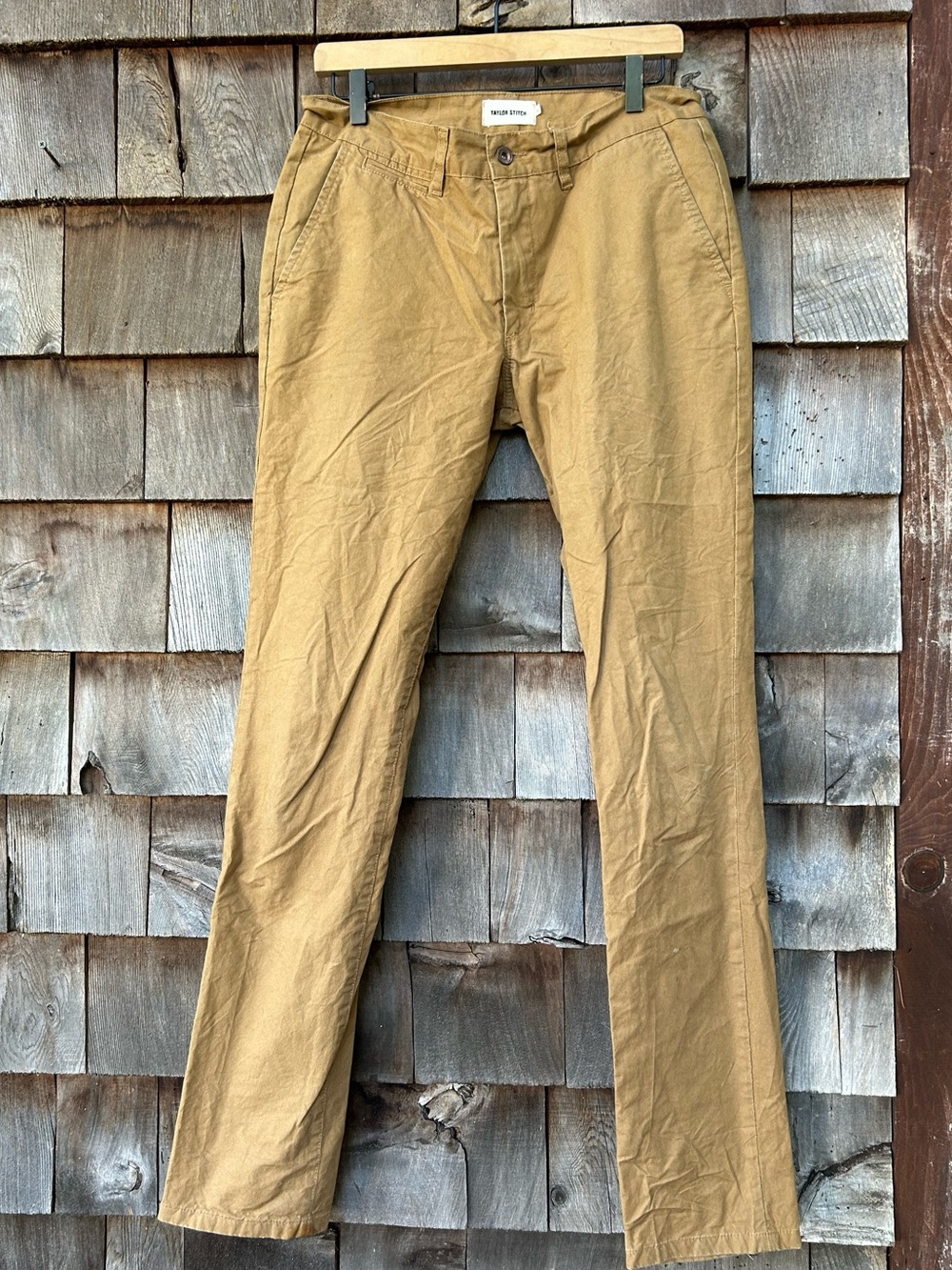 Taylor Stitch Waxed Slim Chino Pants
